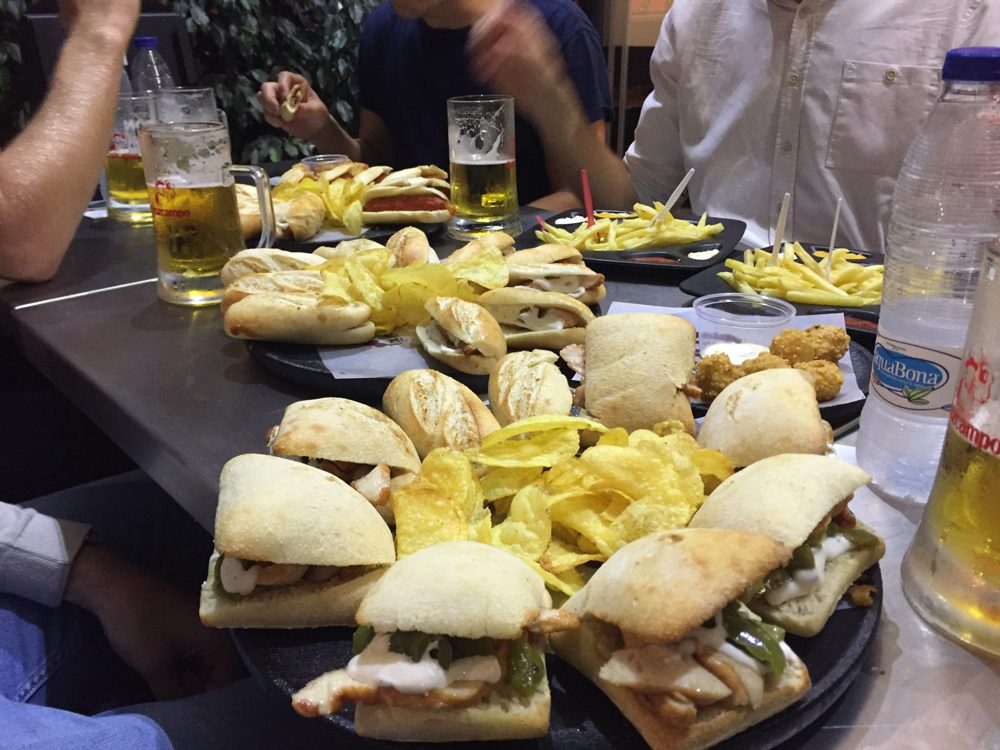 Friday tapas, Calle Alcazabilla, Malaga, photo 2 of 14